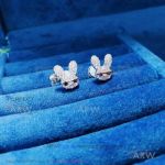 AAA APM Monaco Jewelry For Sale - Diamond Paved Rabbit Earrings